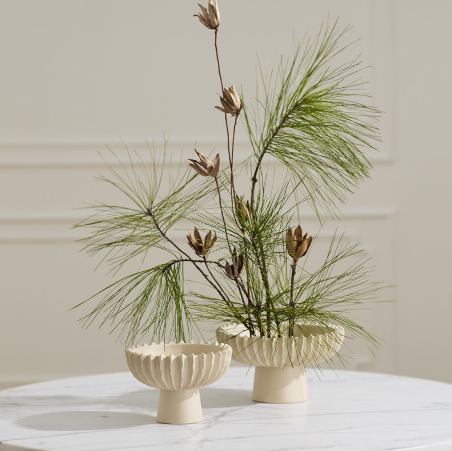 Belden Footed Bowl - 13 Hub Lane   |  Ceramic Bowls