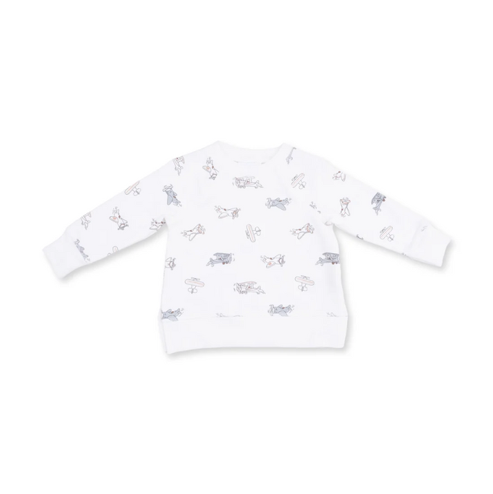 Vintage Airplane Pilots - Raglan Sweatshirt