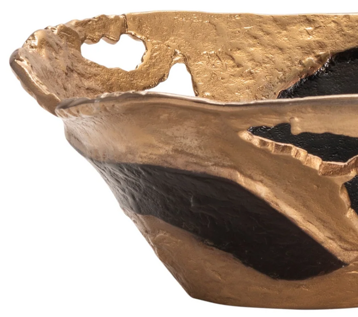 Willow Gold Pierced Bowl - 13 Hub Lane   |  Aluminum Bowls