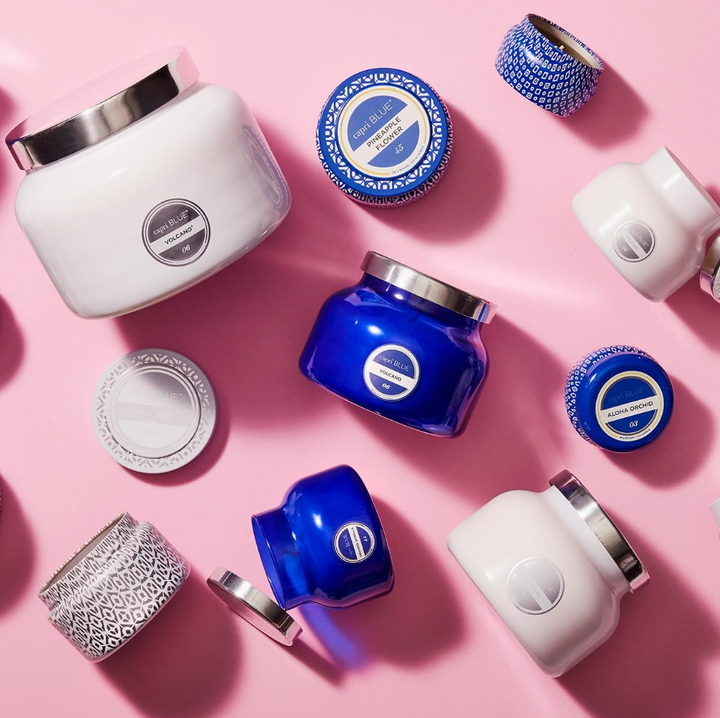 Volcano Blue Signature Jar - 13 Hub Lane   |  Volcano