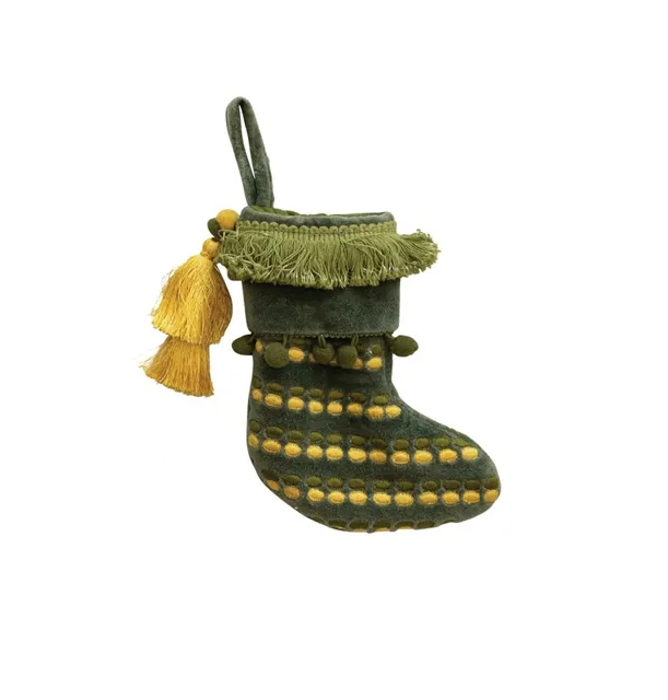Velvet Stocking Ornament