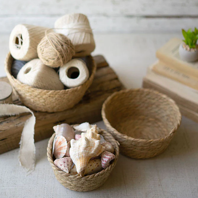 Round Seagrass Basket - Thumbnail 5