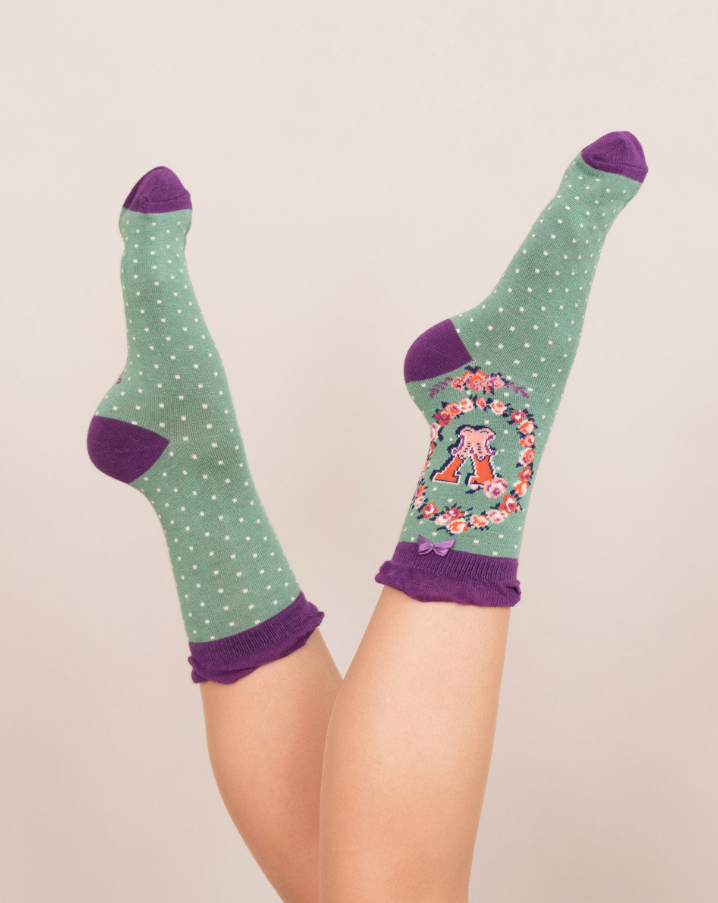 'V' Alphabet Socks – 13 Hub Lane