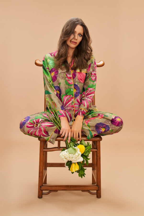 Super Soft Oversized Botanicals Pyjamas