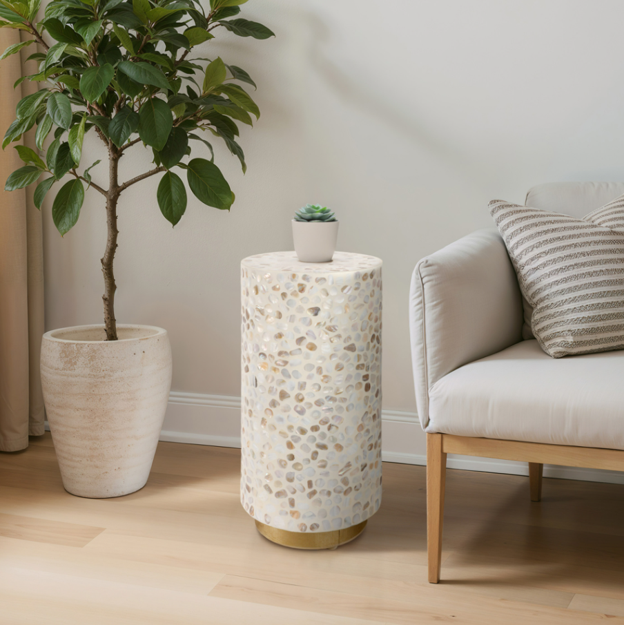 Allerd Mother of Pearl Cocktail Table - Thumbnail 4