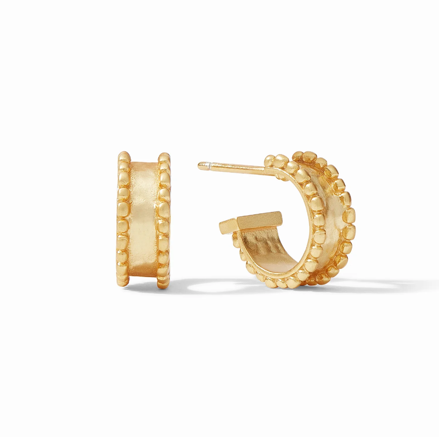 Julie Vos Marbella Hoop & Charm Earring