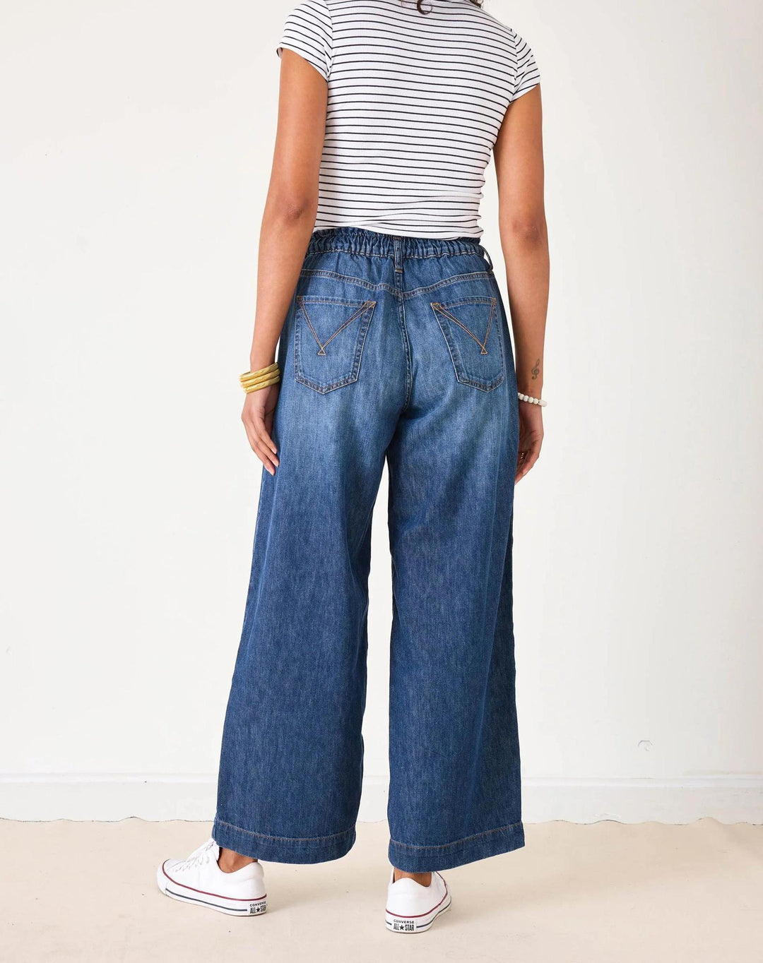 Londonberry Drawstring Jeans, Lapis