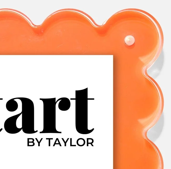 Mini Acrylic Frame, Neon Orange - 13 Hub Lane   |  