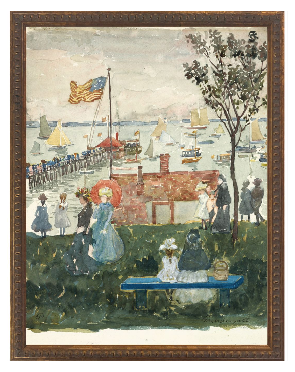 Excursionists, Nahant - 13 Hub Lane   |  Small Wall Art