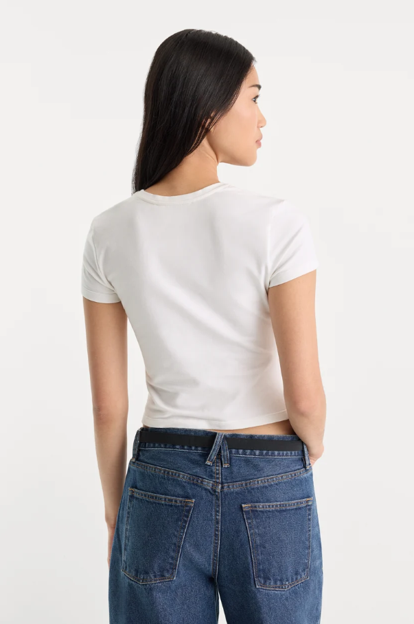 The Baby Tee, White
