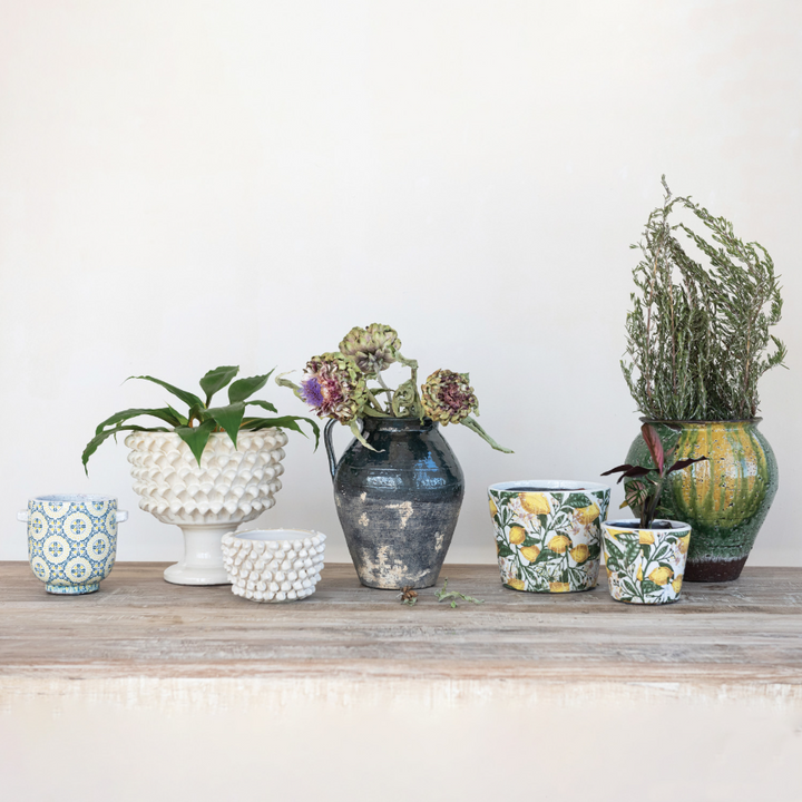Decorative Terra-Cotta Vase