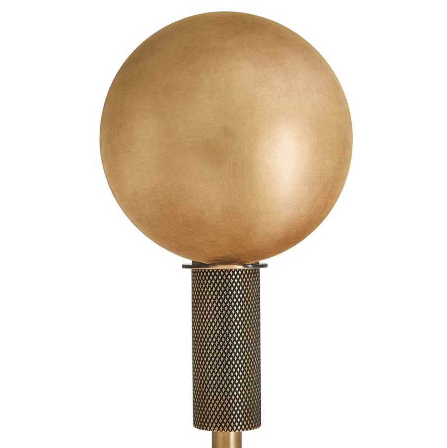 Polar 2 Light Sconce, Light Antique Brass