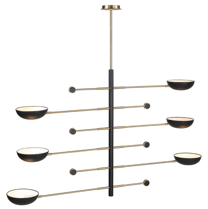 Swinger 6-Light Pendant, Black
