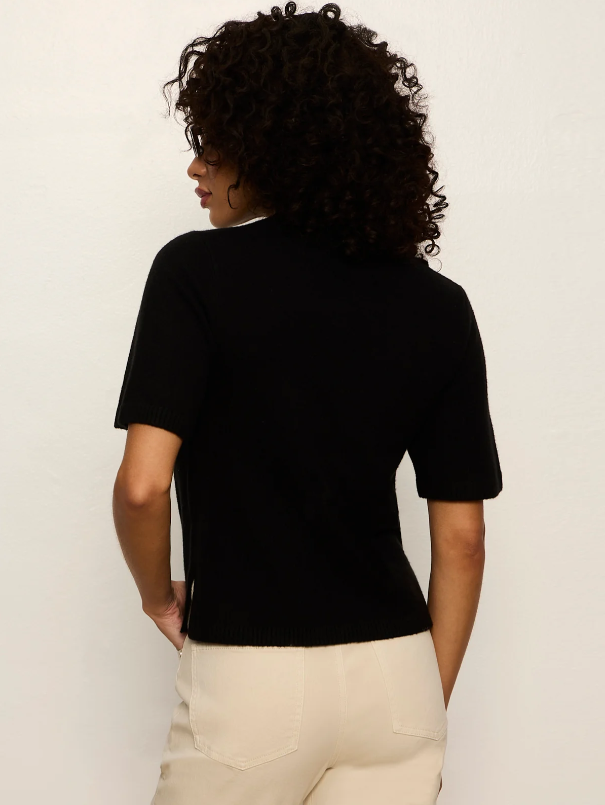 Perfect Sweater Tee, Black