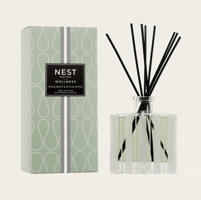 Nest Wild Mint & Eucalyptus Reed Diffuser - Thumbnail 4