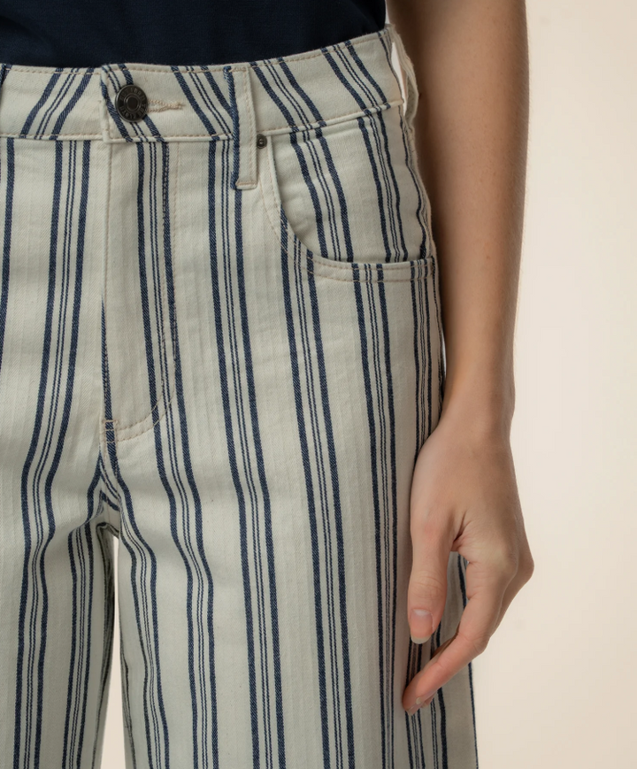 Kut From the Kloth Gwen High Rise, Navy & Ivory