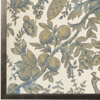 Vintage Peacock Toile
