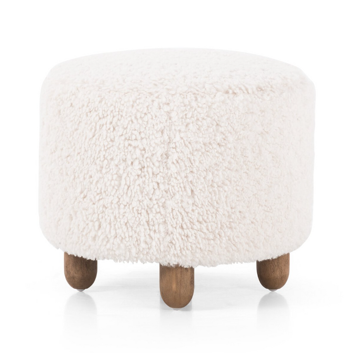 Aniston Round Ottoman - 13 Hub Lane   |  Ottomans