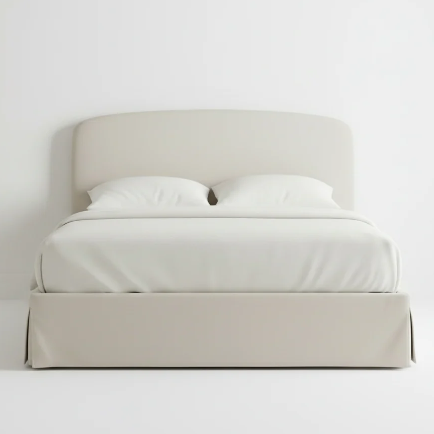 Joan Storage Bed, Cream