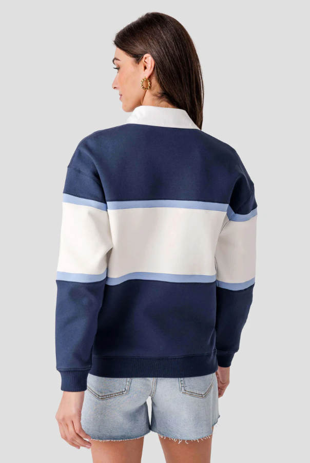 Esther Polo Pullover, Sea Blue Sugar - 13 Hub Lane   |  