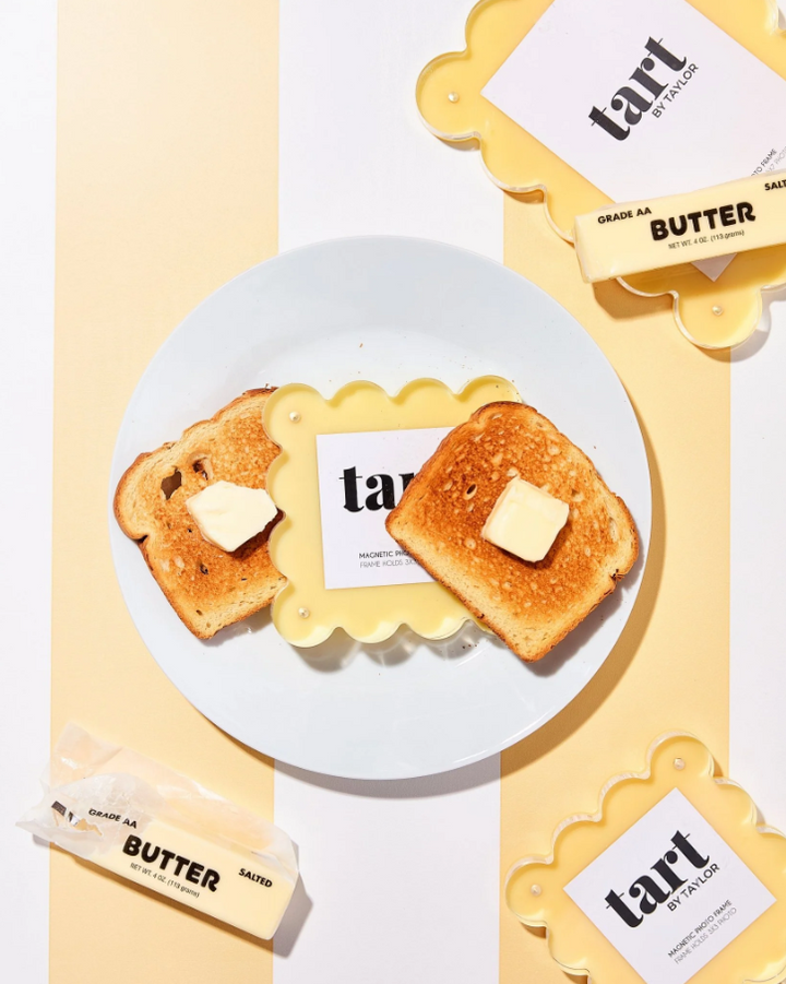 Mini Acrylic Frame, Butter Yellow - 13 Hub Lane   |  Acrylic Frames