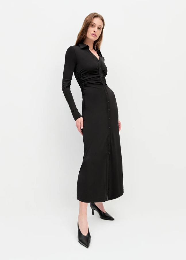 Naomi Dress, Black - 13 Hub Lane   |  Midi Dresses
