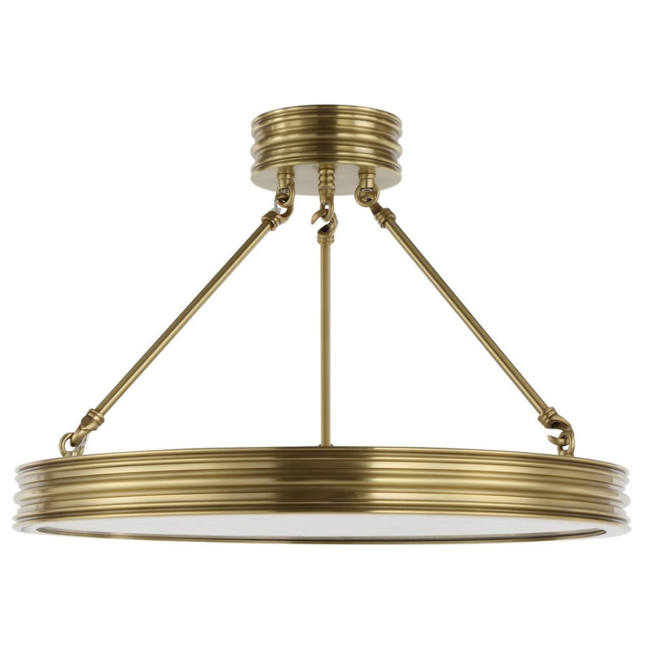 Newport LED Semi-Flush Mount - 13 Hub Lane   |  Semi-Flush Mounts