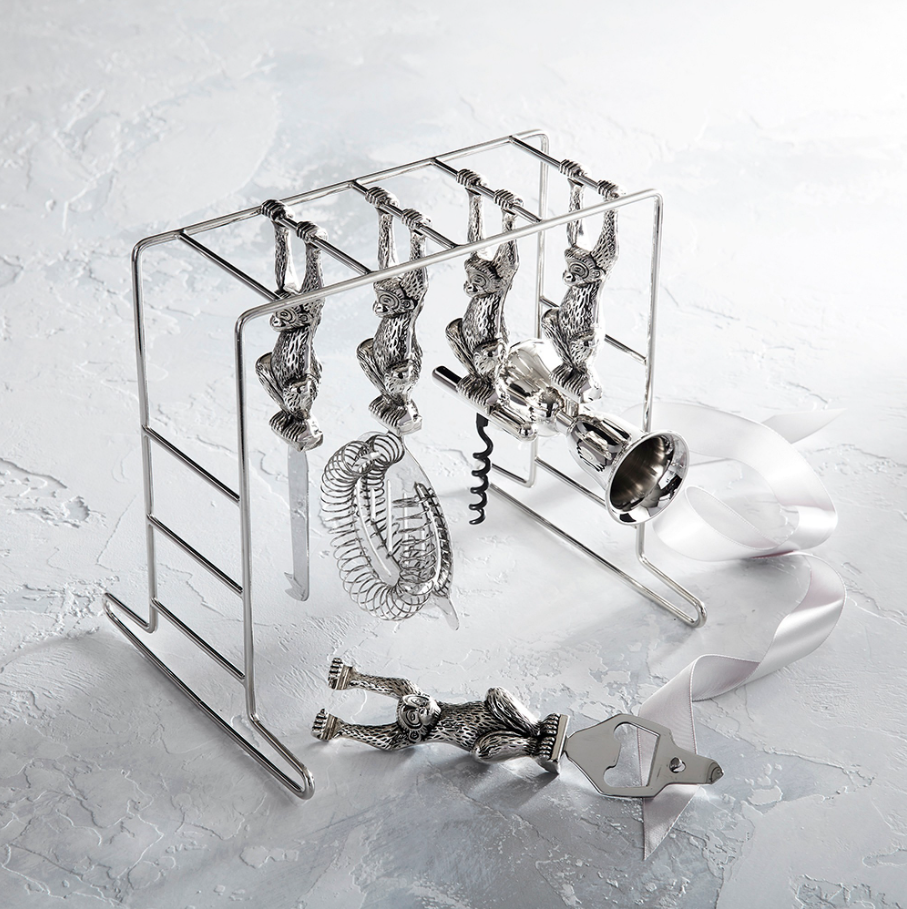 Monkey Bar Bartool Set - 13 Hub Lane   |  Cocktail Shakers & Tools