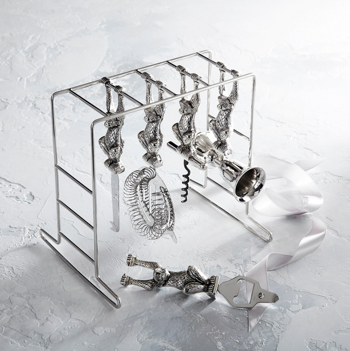 Monkey Bar Bartool Set - 13 Hub Lane   |  Cocktail Shakers & Tools
