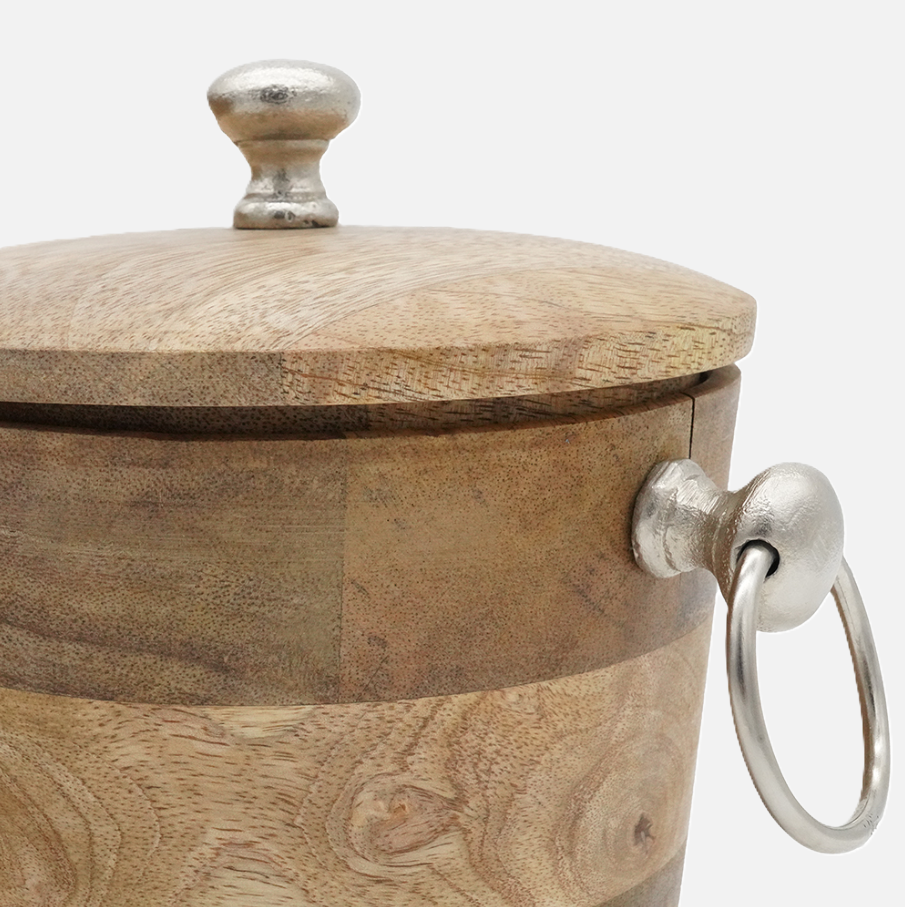 Wooden Ice Bucket - 13 Hub Lane   |  