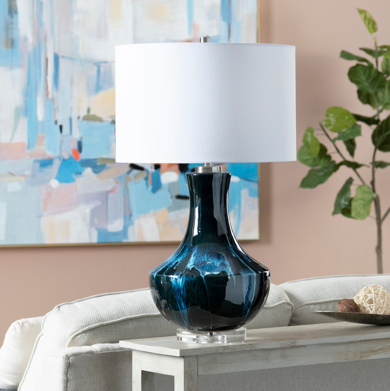 Maya Glazed Table Lamp - Thumbnail 3