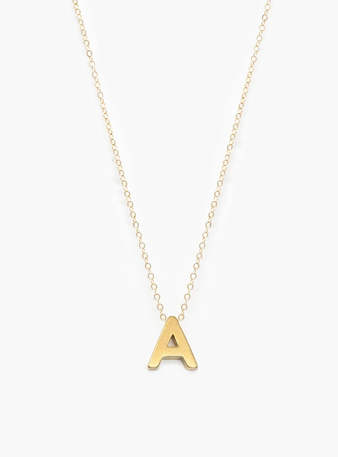 Letter Charm Necklace - 13 Hub Lane   |  