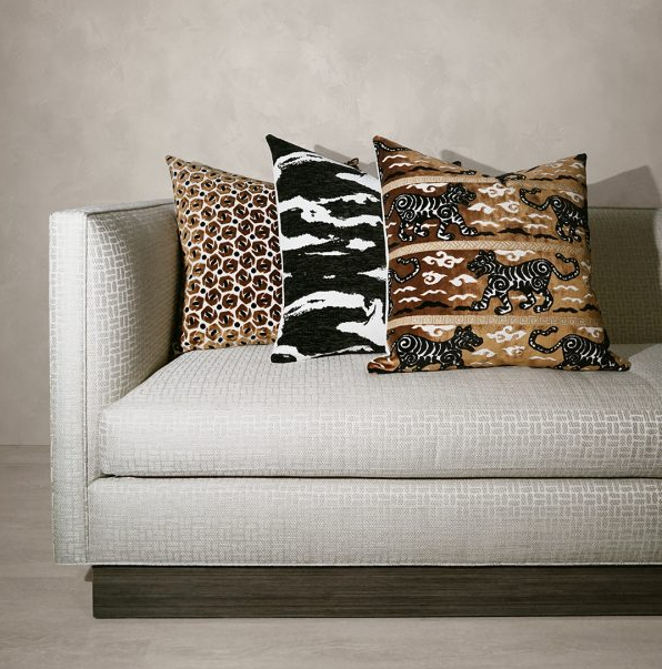 Ollina Pillow, Topaz - 13 Hub Lane   |  Velvet Pillows