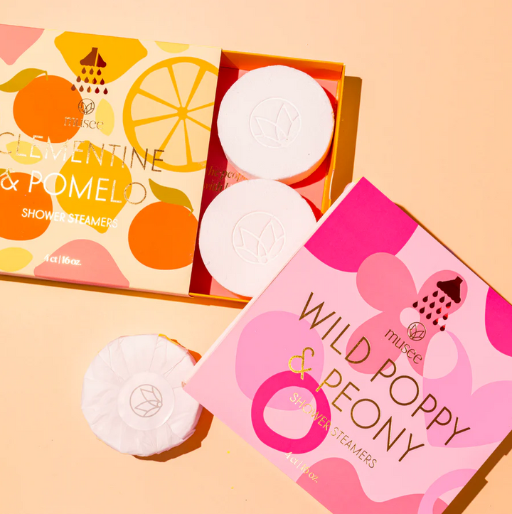Wild Poppy & Peony Shower Steamers - 13 Hub Lane   |  Bath Bombs