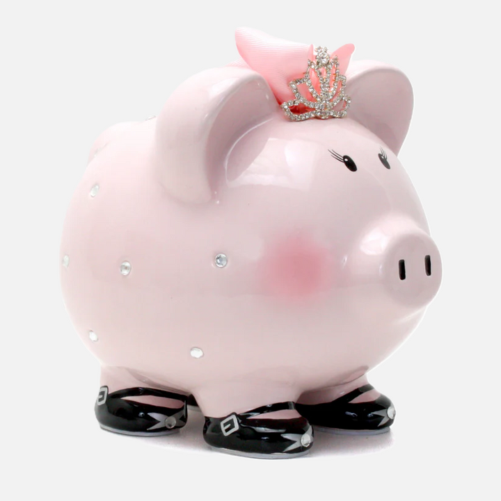 Princess Large Piggy Bank, Pink