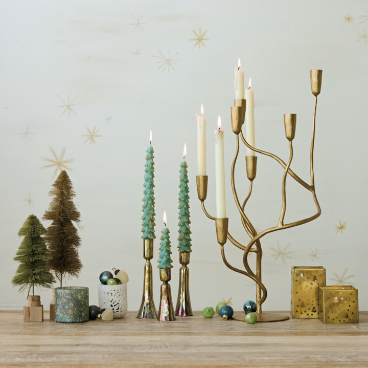 Hand-Forged Iron Candelabra