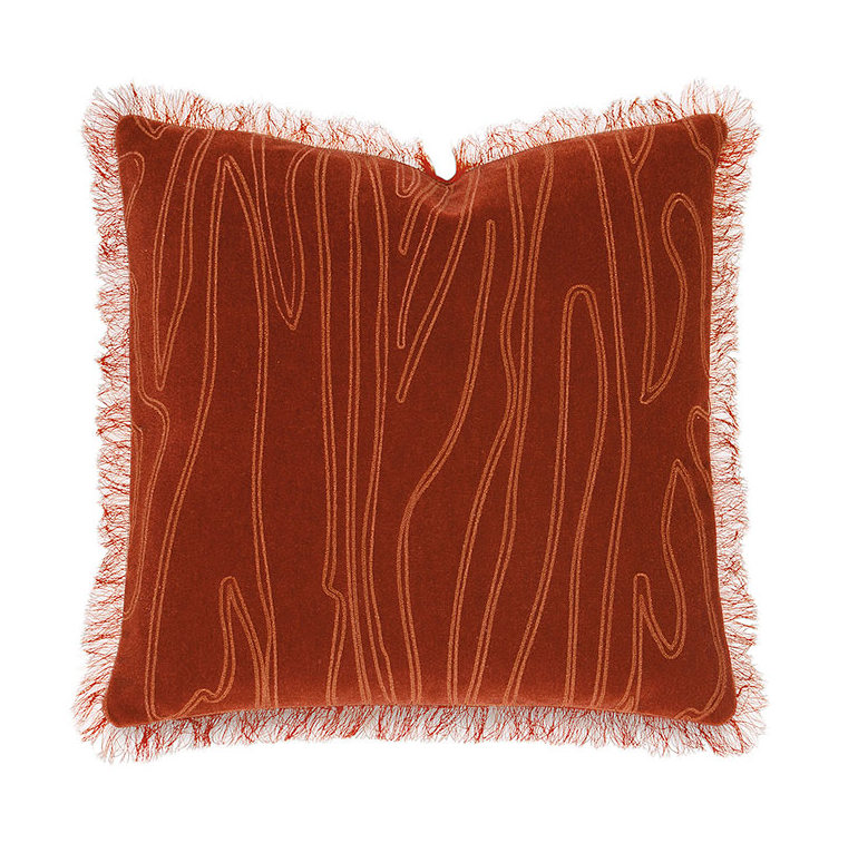 Bach Claypot Fringe Pillow