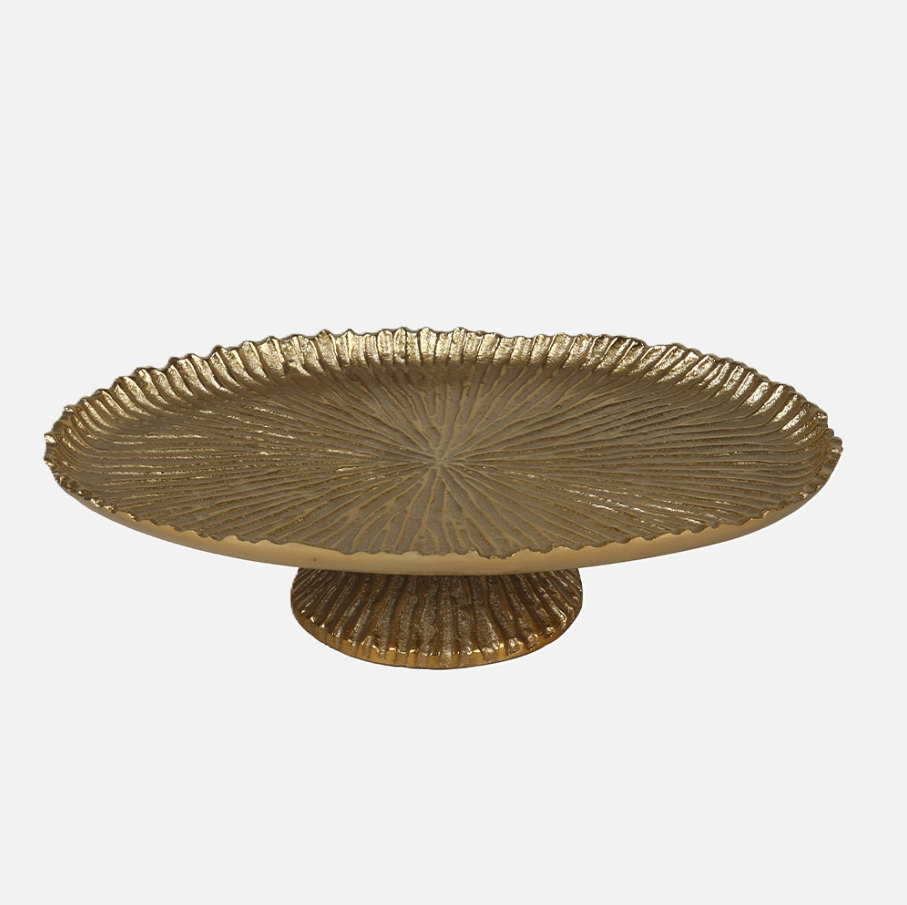 Sunburst Standing Dish, Gold - 13 Hub Lane   |  