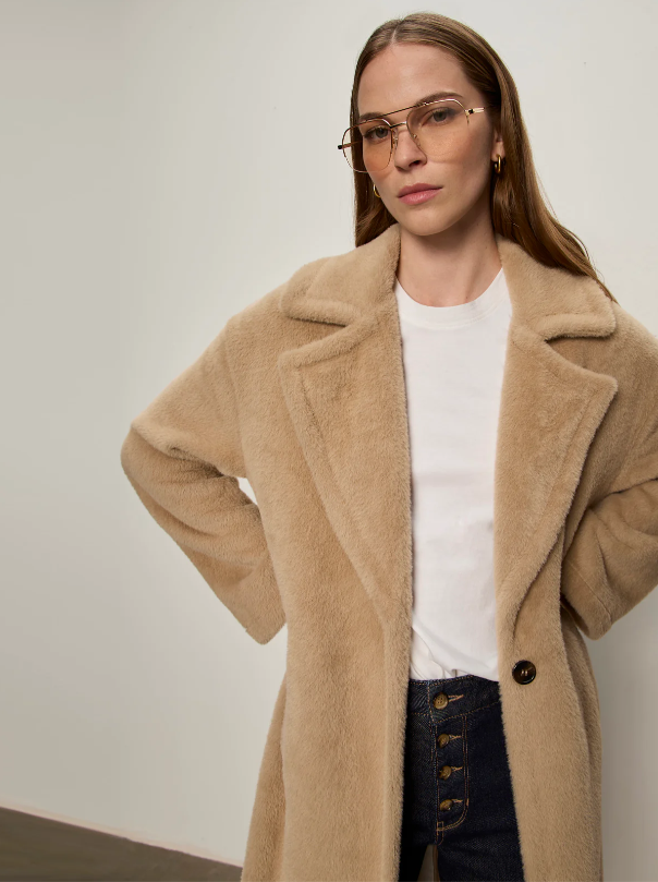 Live In Fur Coat, Warm Caramel