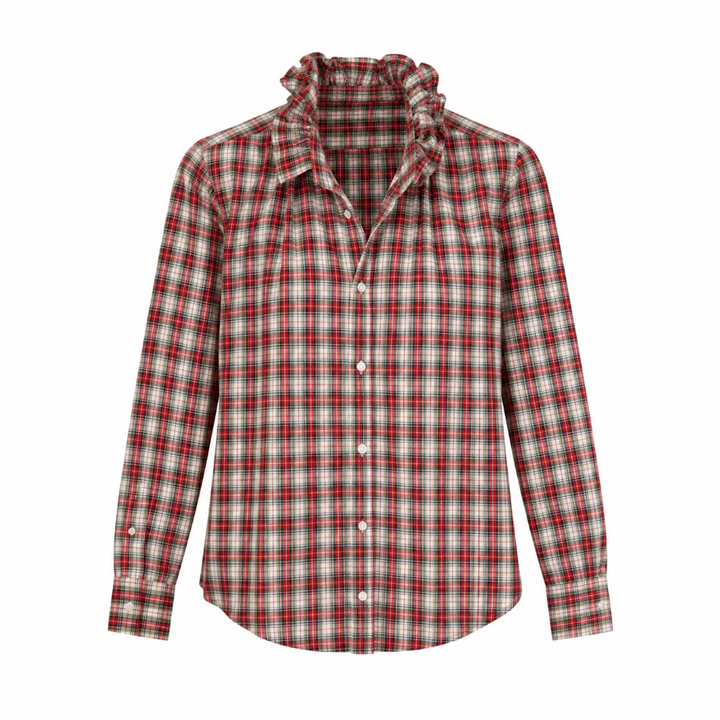 KMJ Quarantina Holiday Plaid Shirt
