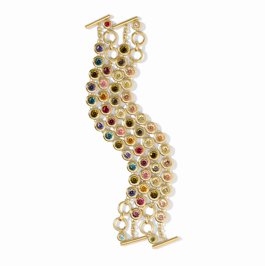 Julie Vos Rainbow Tennis Bracelet, Champagne Radiance - 13 Hub Lane   |  Tennis Bracelets