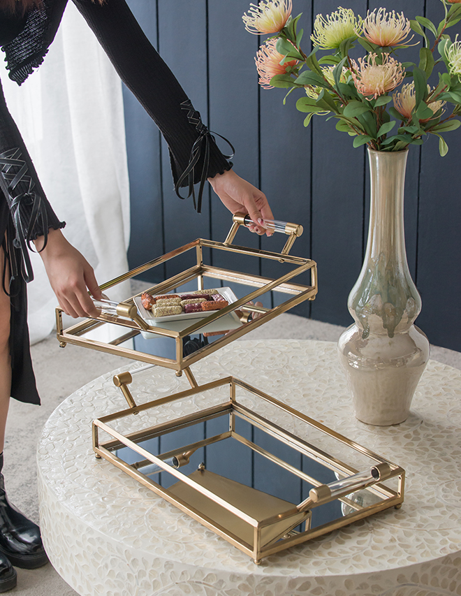 Mirror Decorative Tray