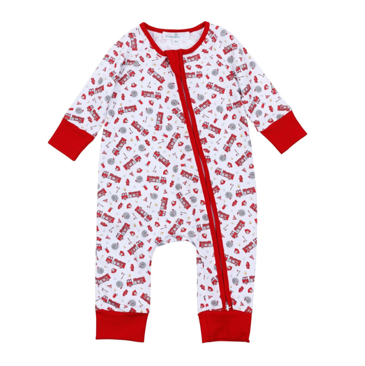 To the Rescue Print Zip Playsuit - 13 Hub Lane   |  Playsuits