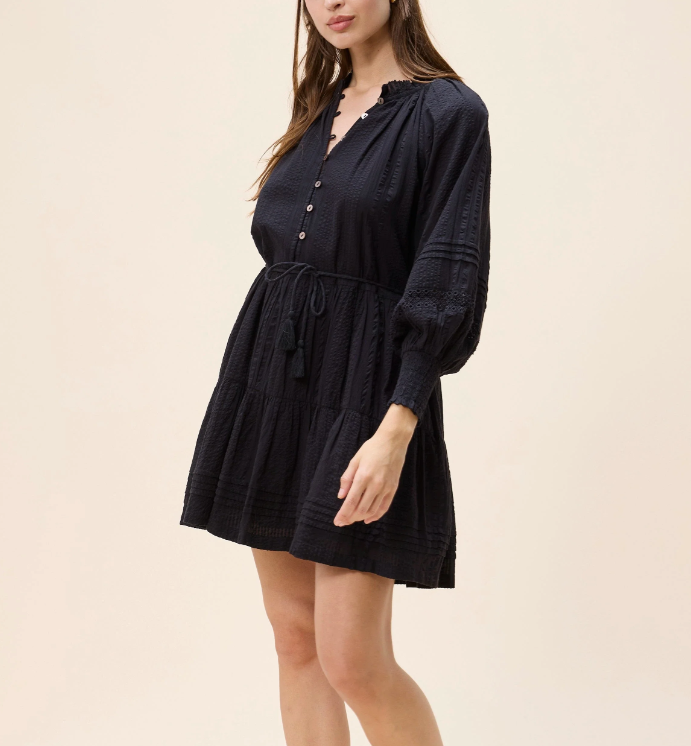Meadow Mini Dress, Black - 13 Hub Lane   |  Mini Dresses