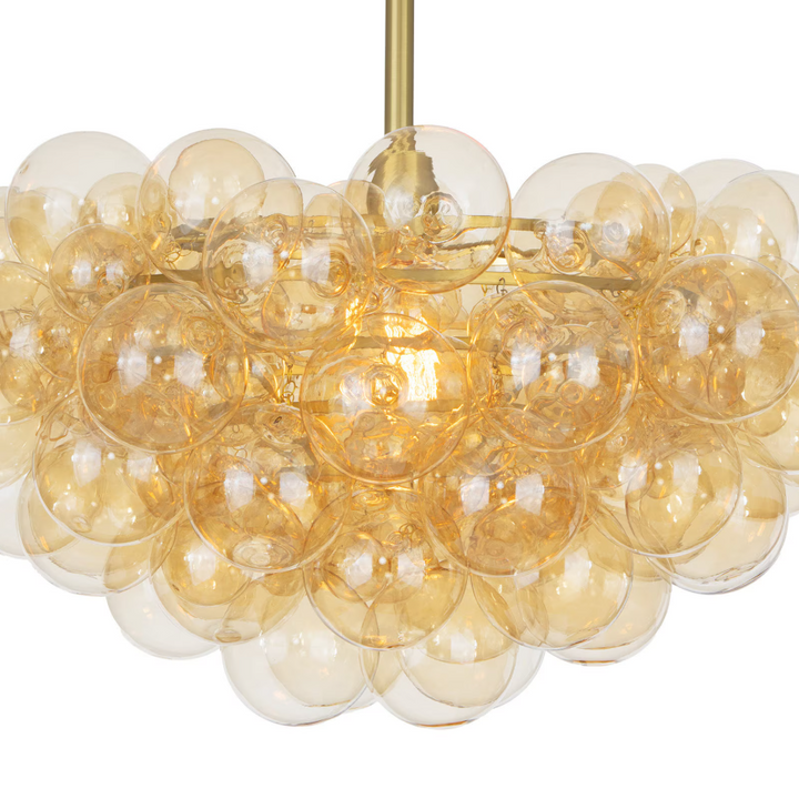 Bubbles Chandelier, Amber