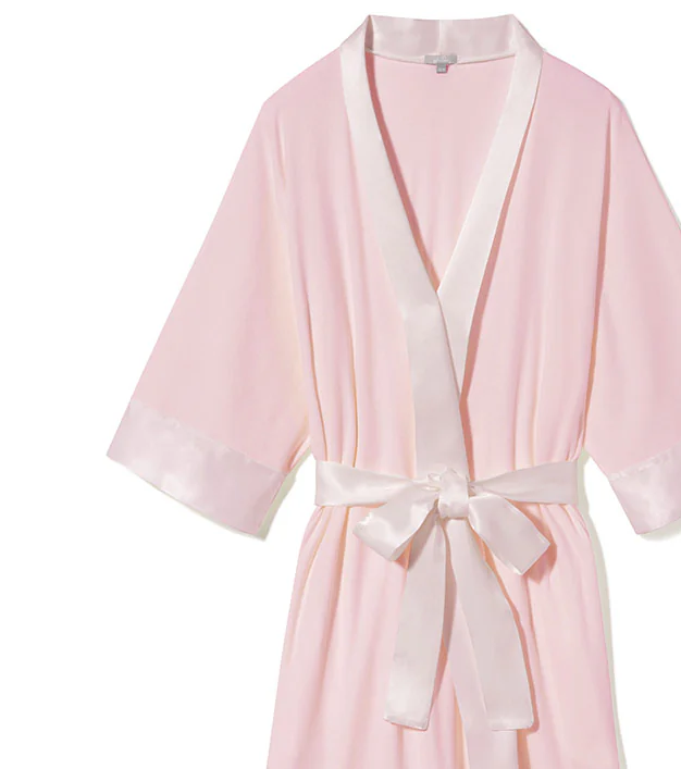 PJ Harlow Shala Knit Kimono Robe, Blush