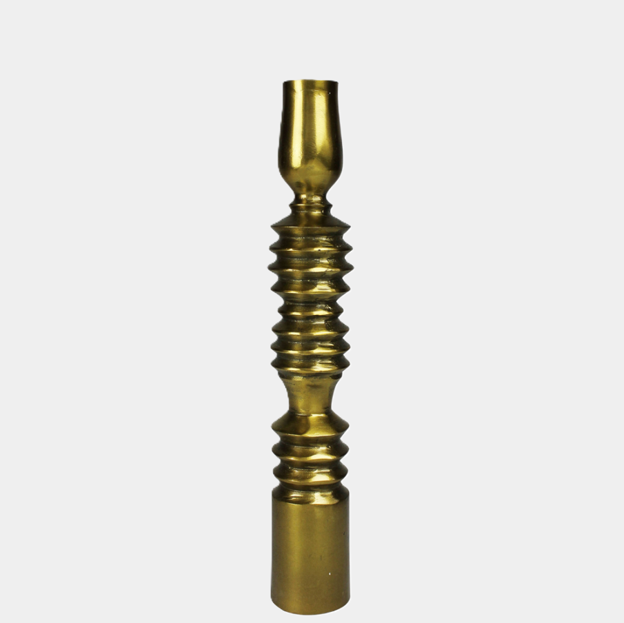 Ornate Taper Holder, Brass - 13 Hub Lane   |  
