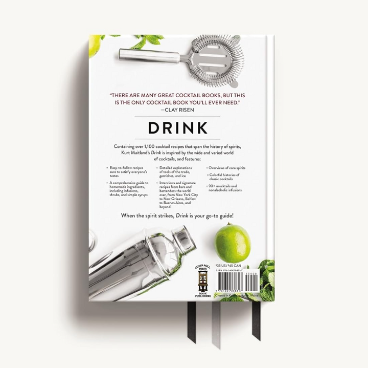 Drink: The Ultimate Cocktail Book - Over 1,100 Cocktail, Wine, and Spirits Recipes - 13 Hub Lane   |  