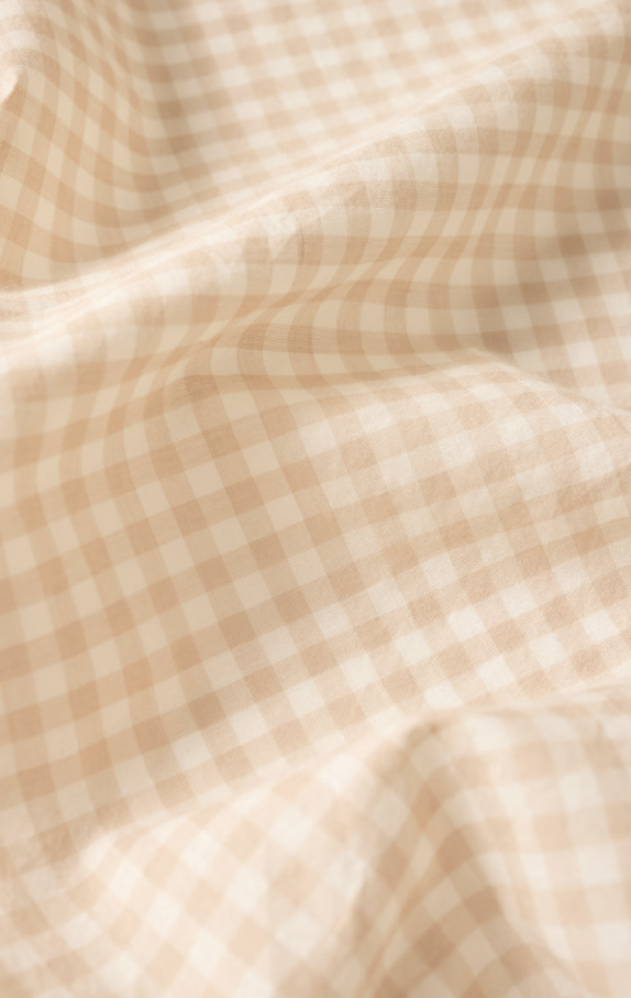 Seaport Gingham Button-Up, Parchment - 13 Hub Lane   |  Button-Ups