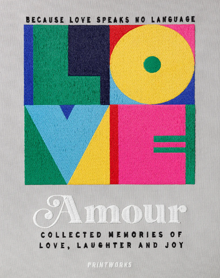 Embroidered Photo Album - Amour - 13 Hub Lane   |  